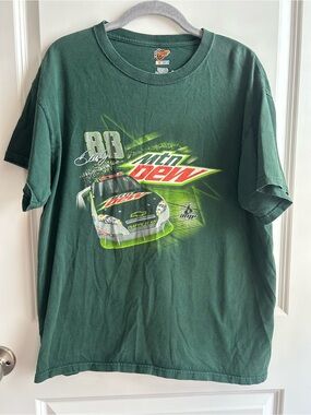 Winner Circle Dale Earnhardt Jr. #88 Mountain Dew racing green t-shirt